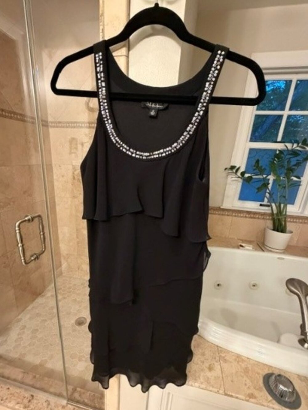 S. L Fashions Black Party Dress - size 10
